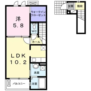Eimei Second【2階】の間取り