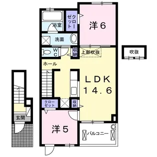 パール石井【2階】の間取り
