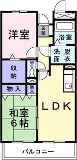 グレイスフルT・K【2階】の間取り