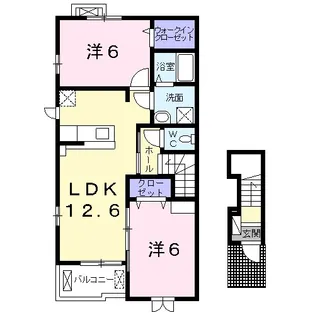 スターSK Ⅱ【2階】の間取り