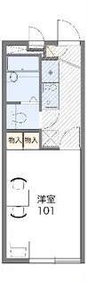 レオパレスさくら【101号室】の間取り