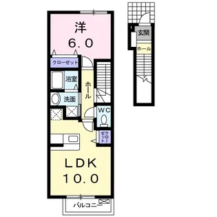グランデ・マーカスA【2階】の間取り