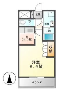 ブリリアントジェネレーションⅠ【2階】の間取り
