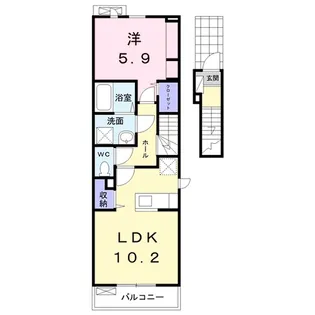 ラスターポイントⅥ【2階】の間取り