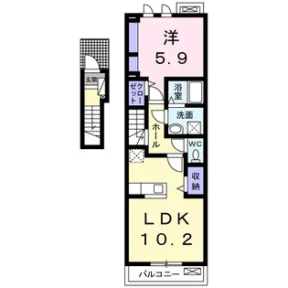 ラスターポイントⅥ【2階】の間取り
