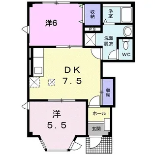 スターブル・メゾンⅡ【1階】の間取り