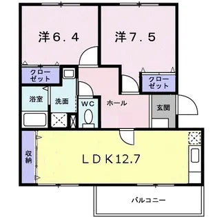 エントピアC【1階】の間取り