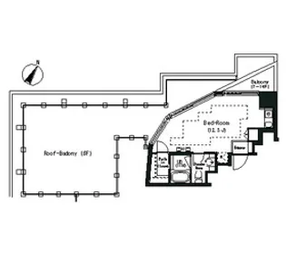 エルスタンザ白金【603号室】の間取り
