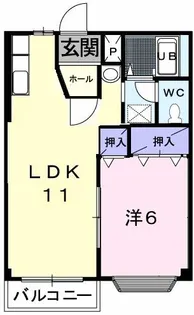 メゾンセレッソ【1階】の間取り