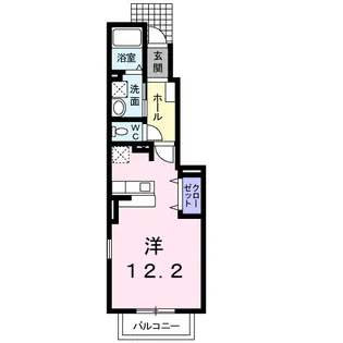 ユアーランド・イサキ【1階】の間取り