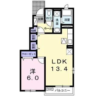 レジェンド B【1階】の間取り
