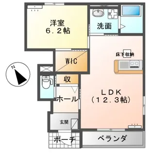 グランディール【1階】の間取り