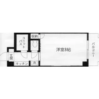 コーポグランピネード【3階】の間取り