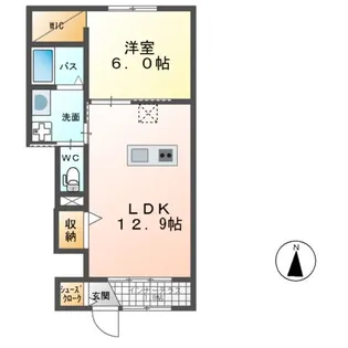 エアリクスA【1階】の間取り