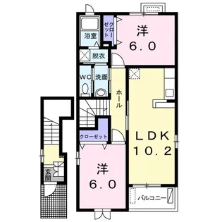 グランド・エース【2階】の間取り