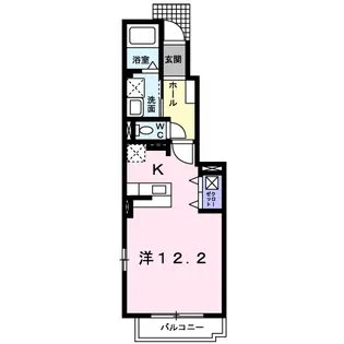 シャトレ ハイムⅢ【1階】の間取り