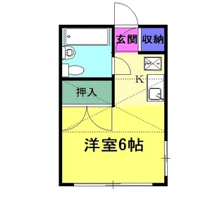 ハウズライフ本厚木田園館【204号室】の間取り