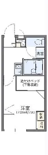レオパレスアメニティ【206号室】の間取り