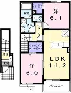 ベラヴィスタE【2階】の間取り