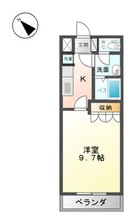メリーベル【2階】の間取り