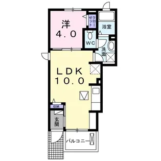 ガーデン・テラス【1階】の間取り