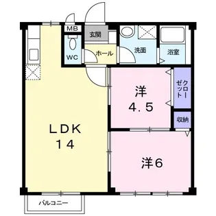 ソル・グランデ【2階】の間取り