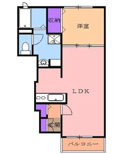 ボニートガーデン【1階】の間取り