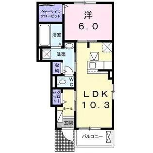 BLOOM Ⅰ【1階】の間取り