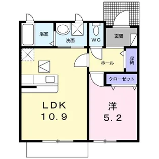 Gradit Place C【1階】の間取り