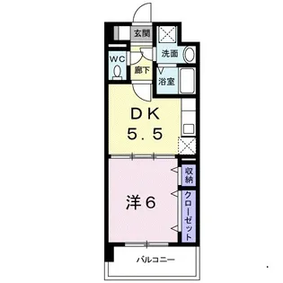 ウールー・ヴィラージュ【2階】の間取り