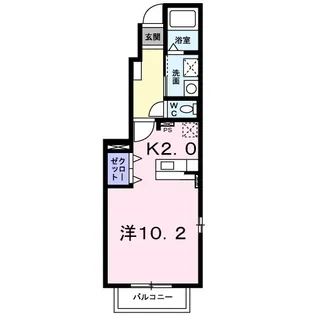パルティーレ I【1階】の間取り