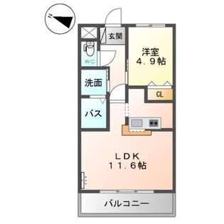 Ever Place (エバープレイス)【2階】の間取り