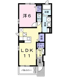 プラスターナ【1階】の間取り