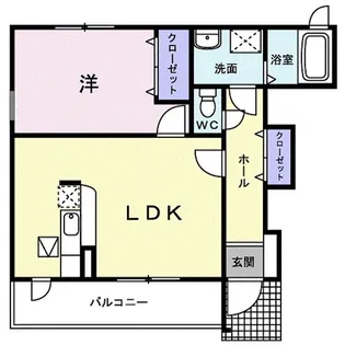 グロリオーサ Ⅰ【1階】の間取り