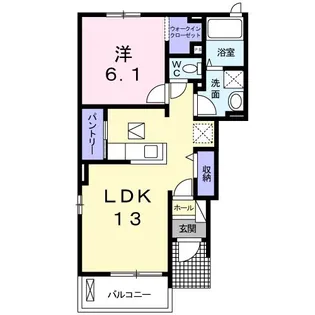 ラルゴ【1階】の間取り
