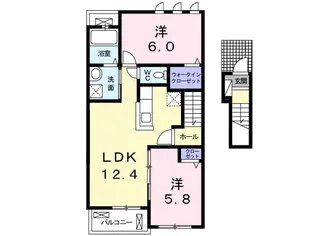 ステラ【2階】の間取り