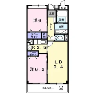 エターナル・インテンション【1階】の間取り