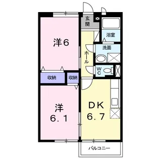 シャルマン【2階】の間取り