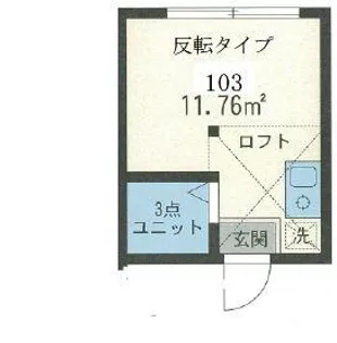 アドニス西戸部【1階】の間取り