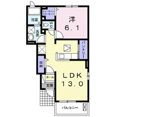 エムズ サニーガーデンⅩⅠ【1階】の間取り