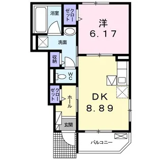 メーヴェⅡ【1階】の間取り