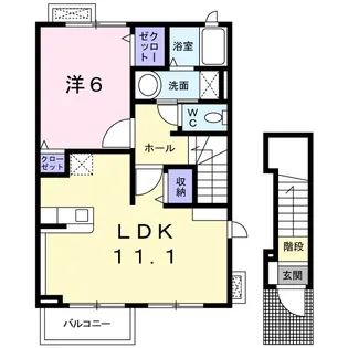 フォーシーズン【2階】の間取り
