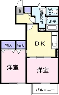 グリシーヌ・パレⅡ C棟【1階】の間取り