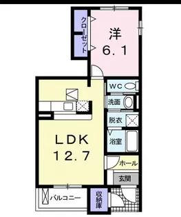 ヴィラ・フィオーレ【1階】の間取り