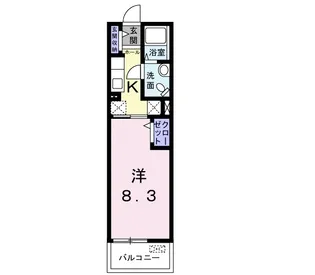 ヴィラドムス【1階】の間取り