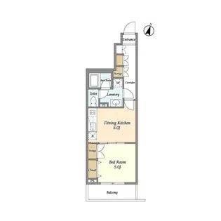 アパルトマン山手公園【3階】の間取り