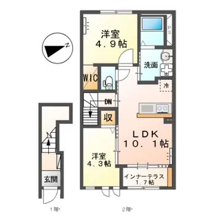 EXCELLENT PALACE【2階】の間取り