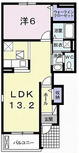 カルム【1階】の間取り