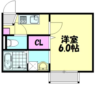クオリティア霞ヶ関【1階】の間取り