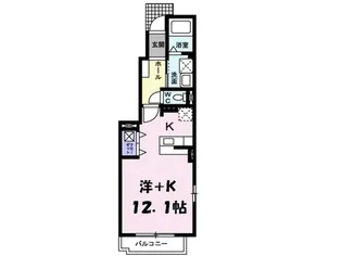 ボニート【1階】の間取り